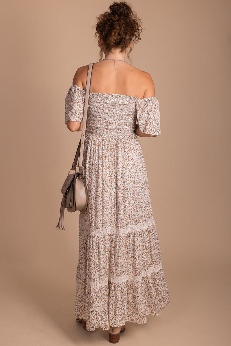 Spring in Your Step Floral Maxi Dress