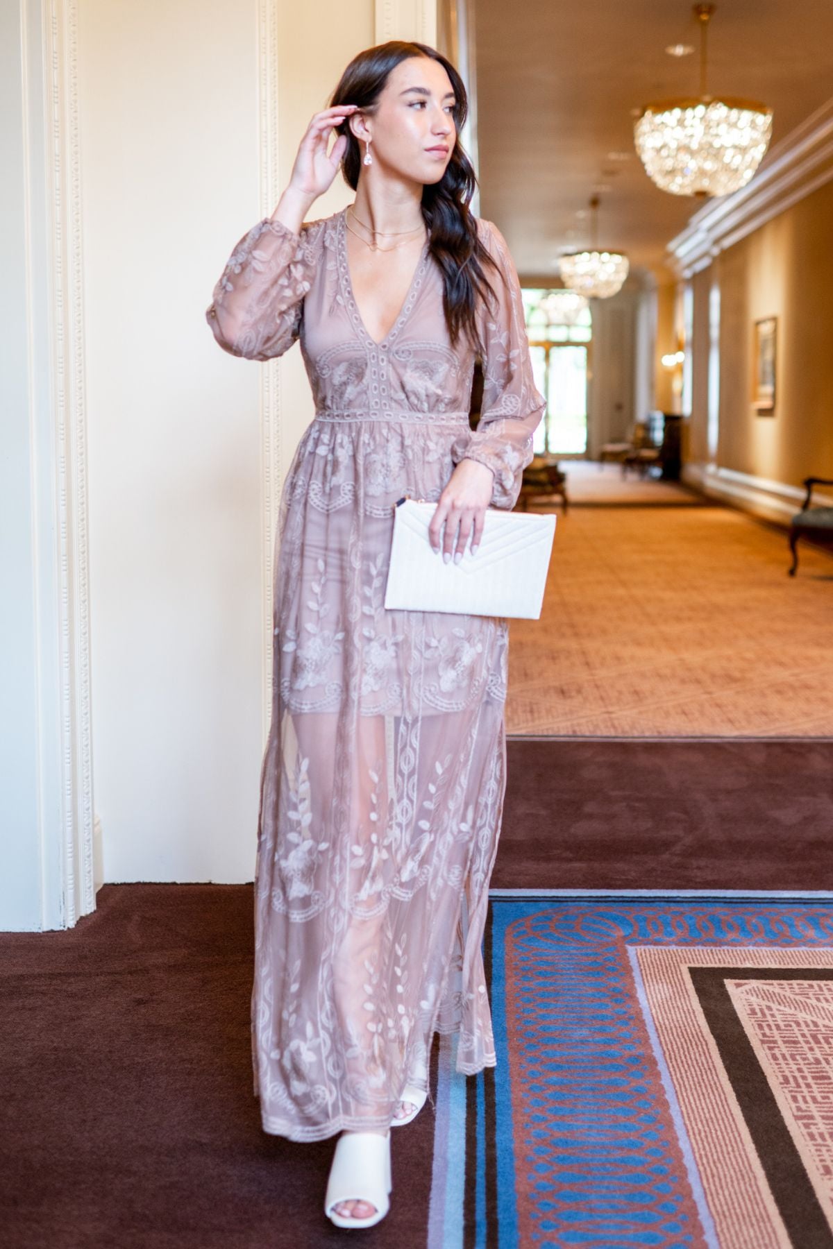 Diana Lace Maxi Dress