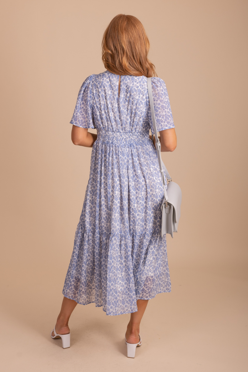 Beautiful Today Floral Midi Dress