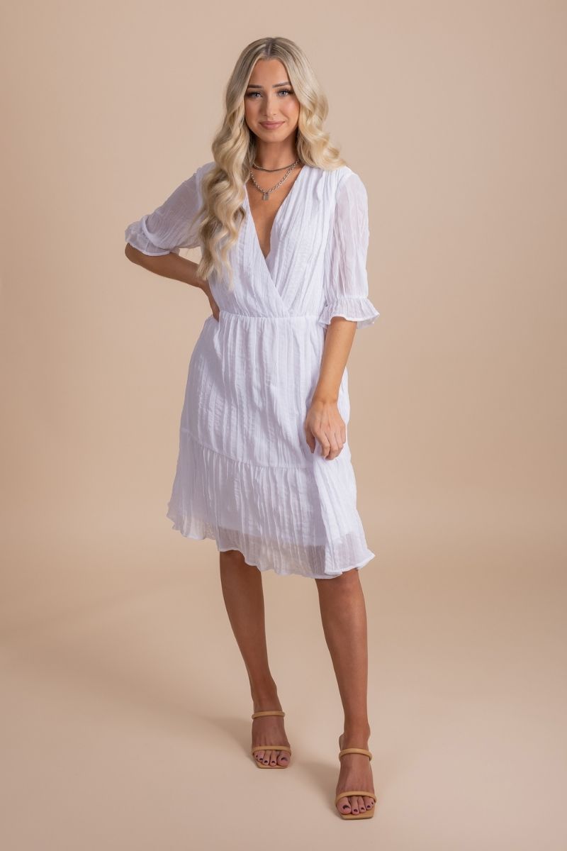 On The List Knee-Length Dress