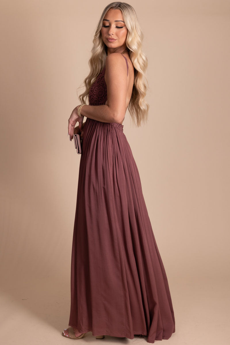 Stories To Tell Backless Maxi Dress
