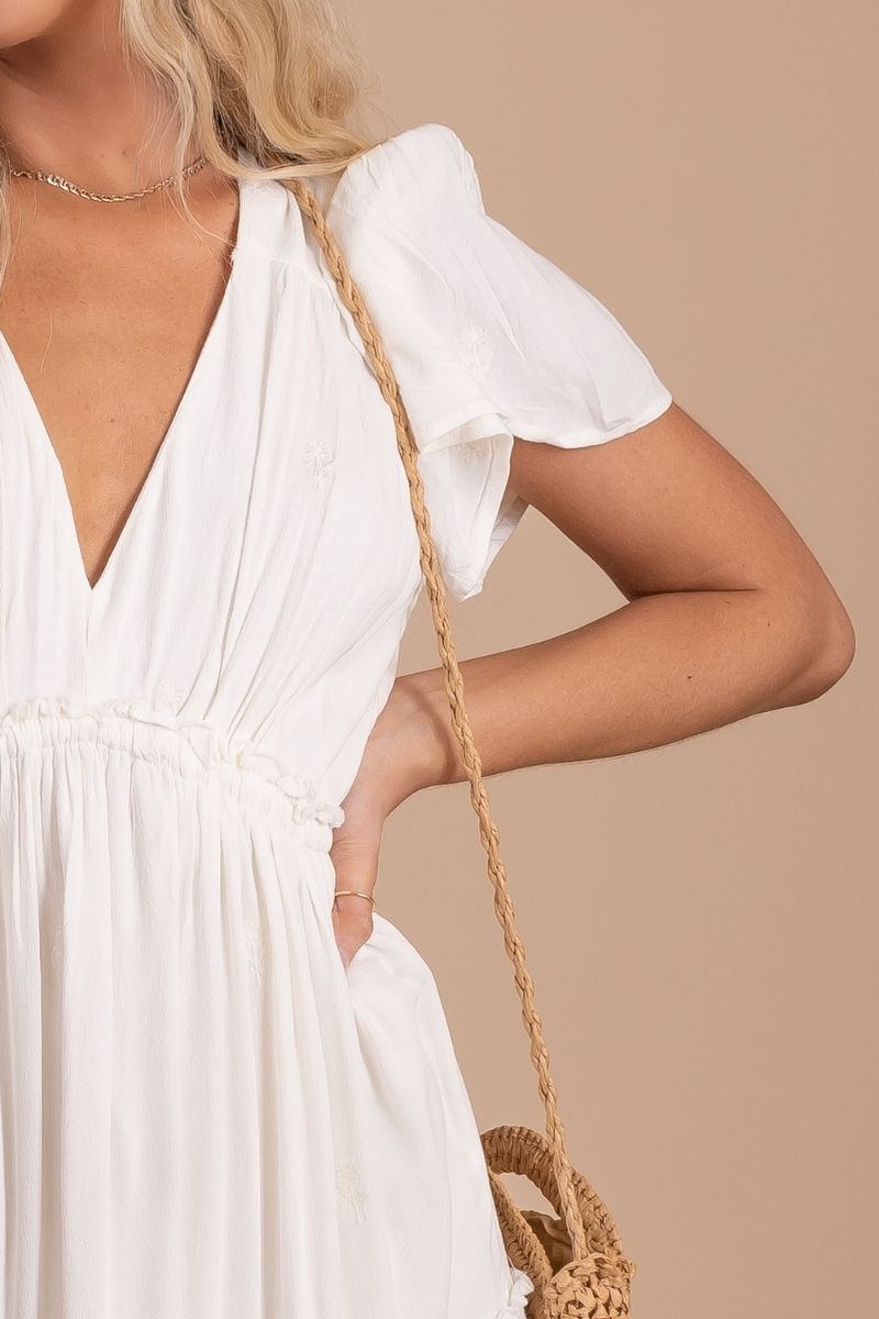 Pastel Dreams Embroidered Midi Dress