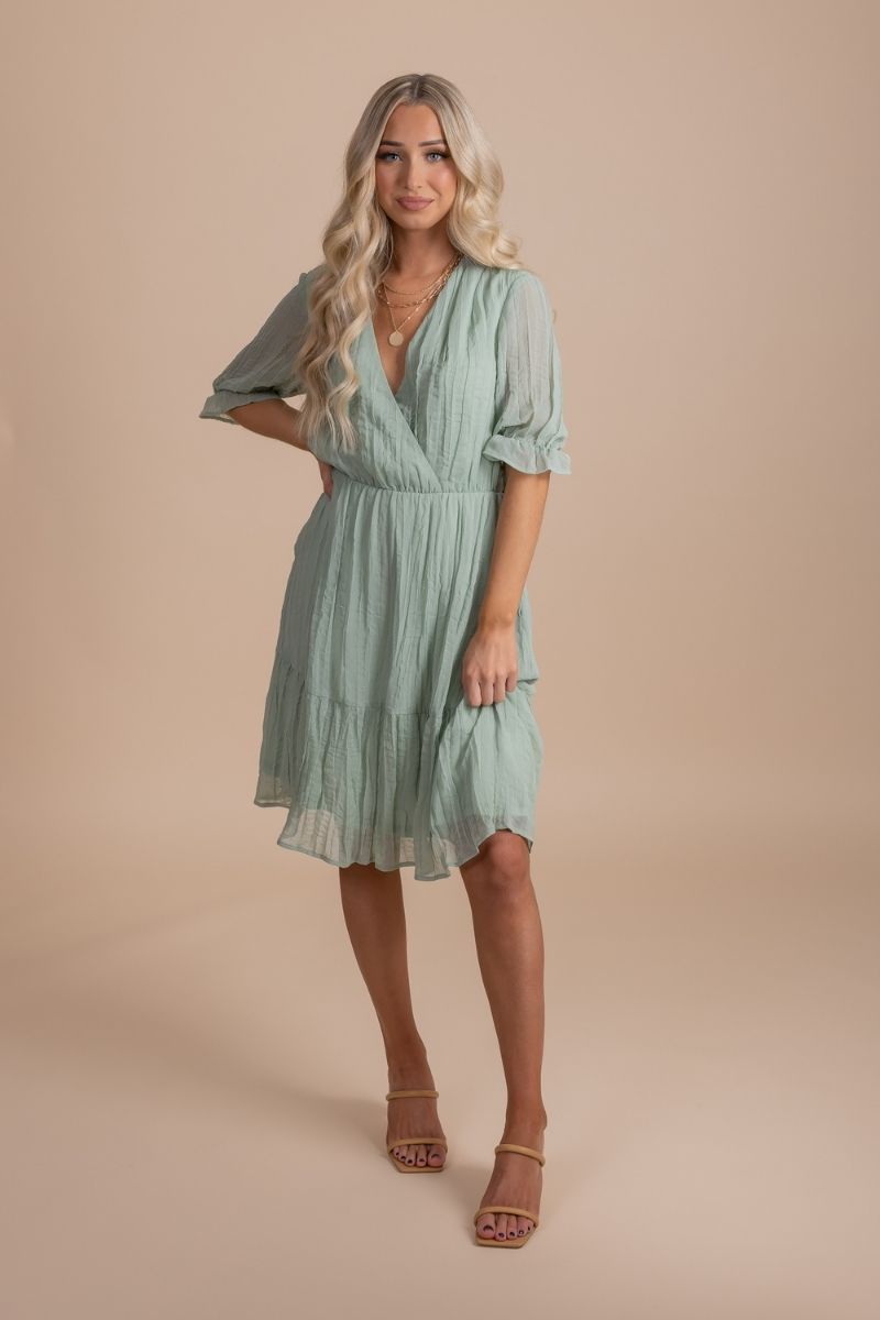 On The List Knee-Length Dress