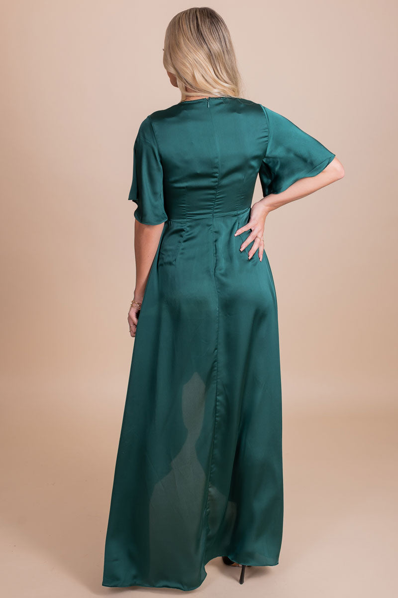 Look For Stars V-Neck Maxi Dress