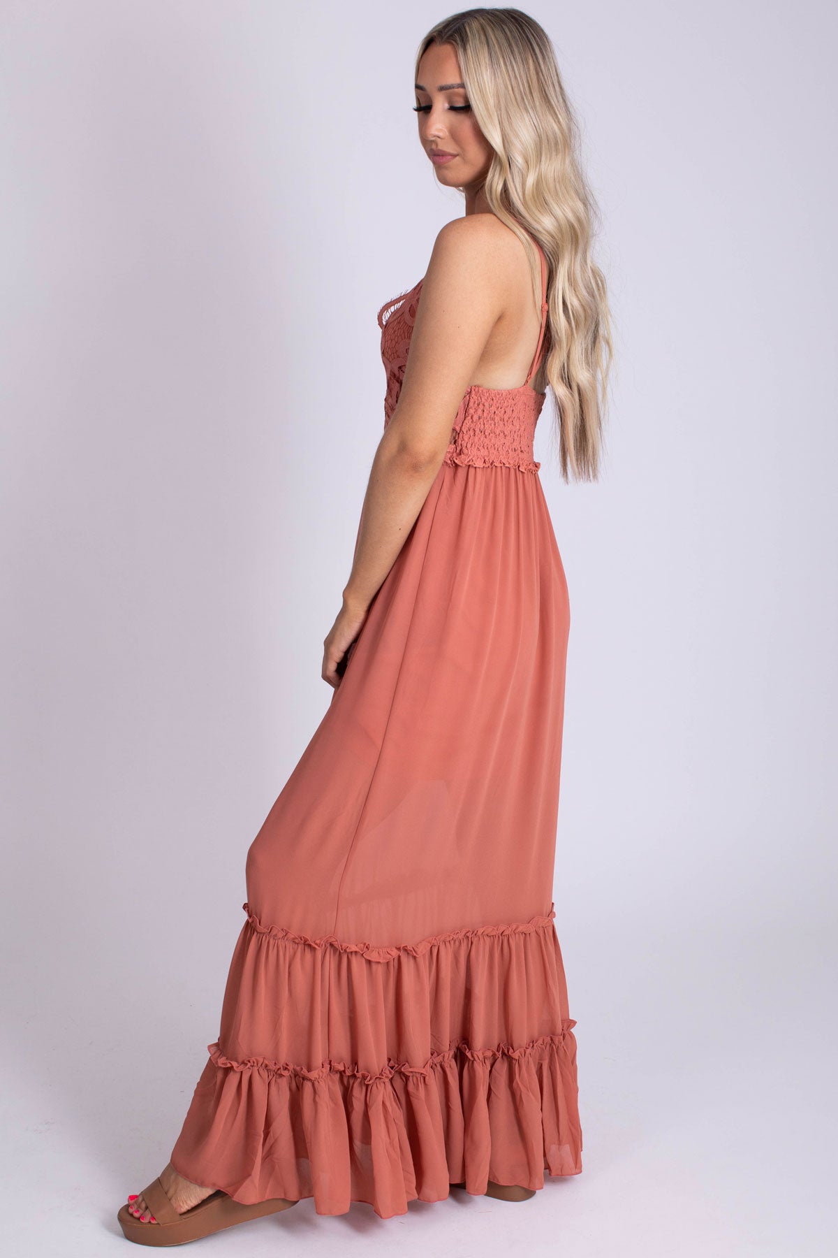 Find Your Voice Lace Maxi Dress