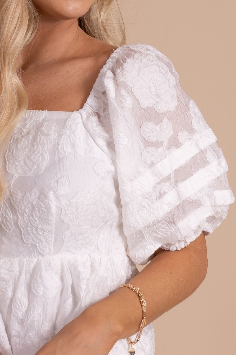 Leave A Mark Textured Mini Dress