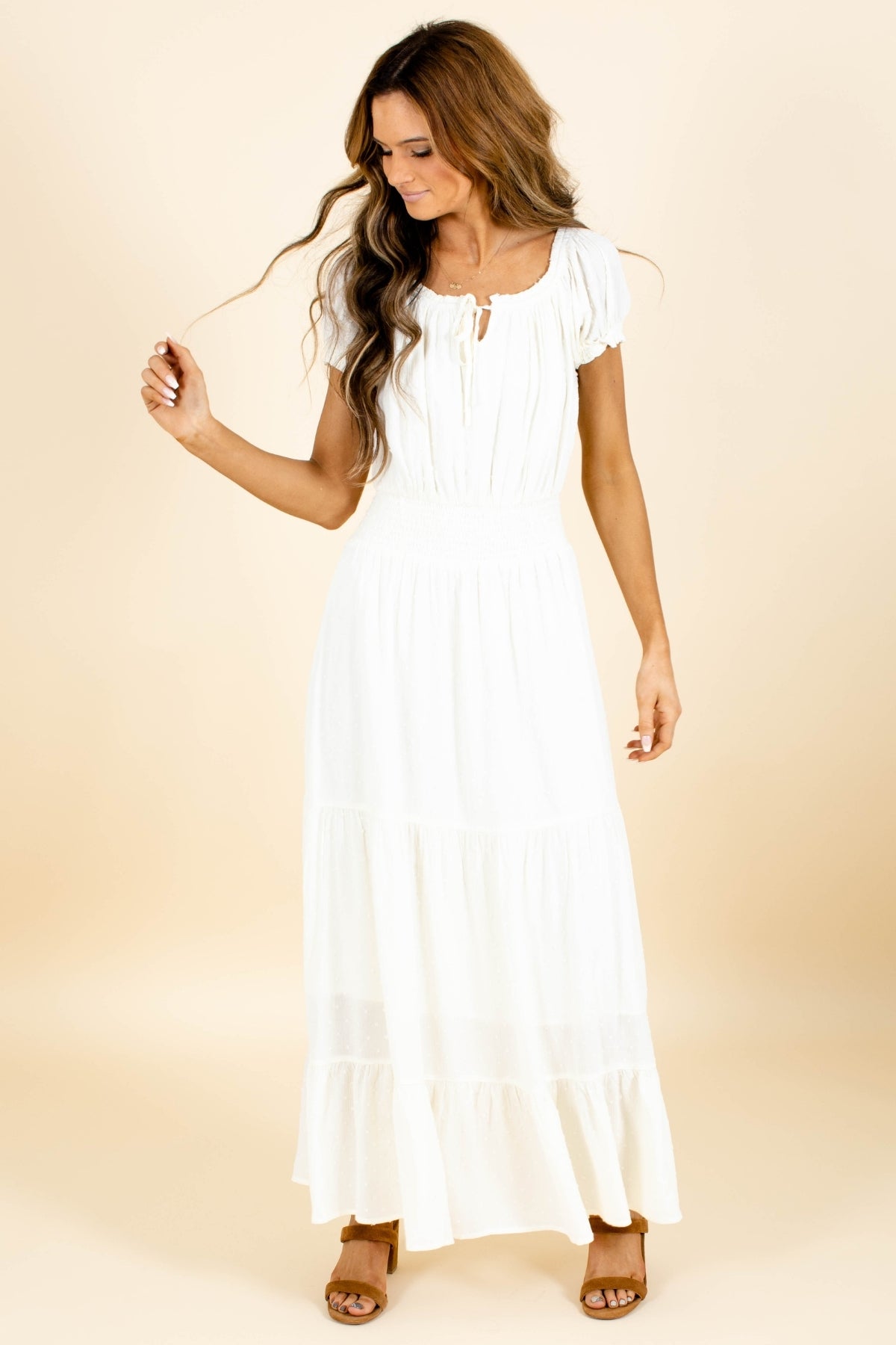 Forever In Love Maxi Dress - Off White