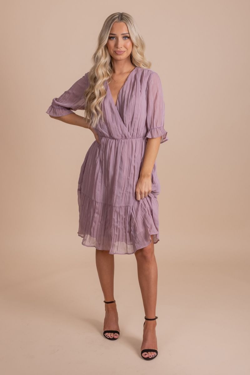 On The List Knee-Length Dress