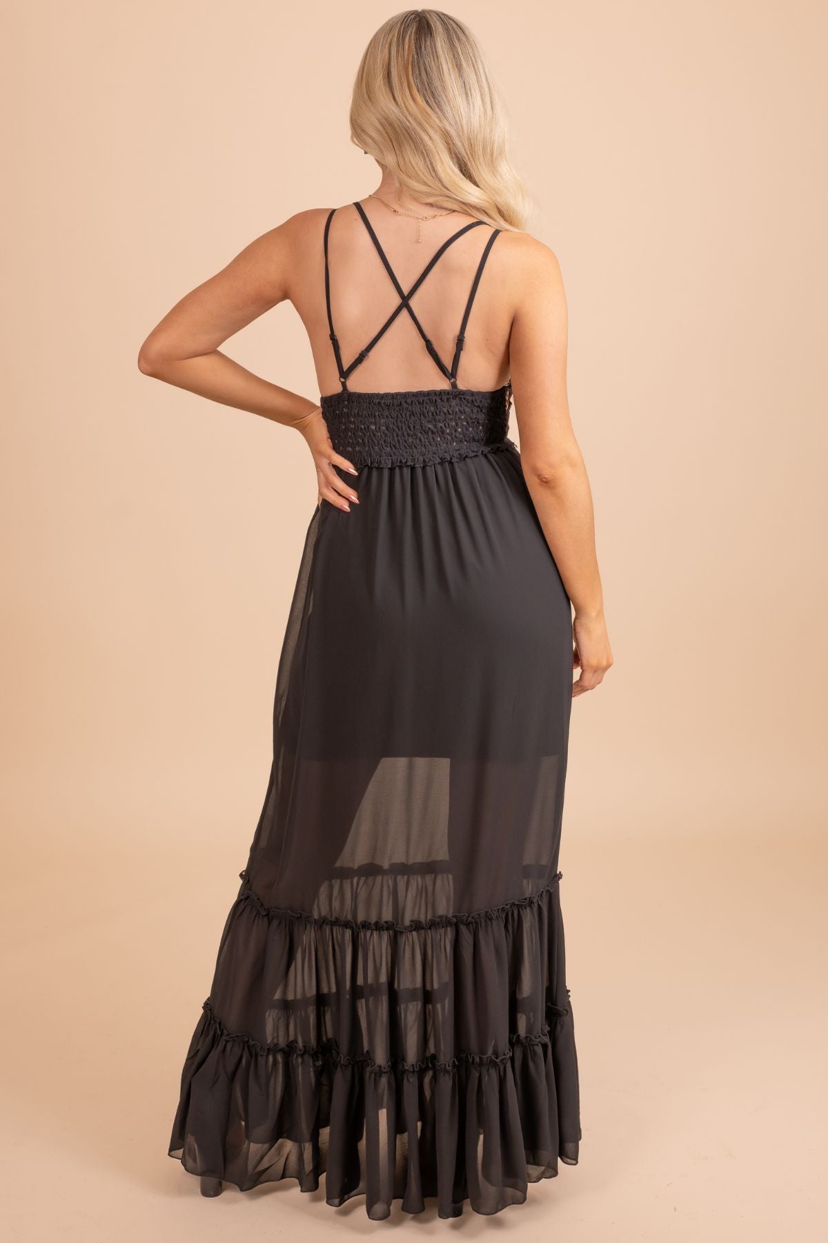 Find Your Voice Lace Maxi Dress