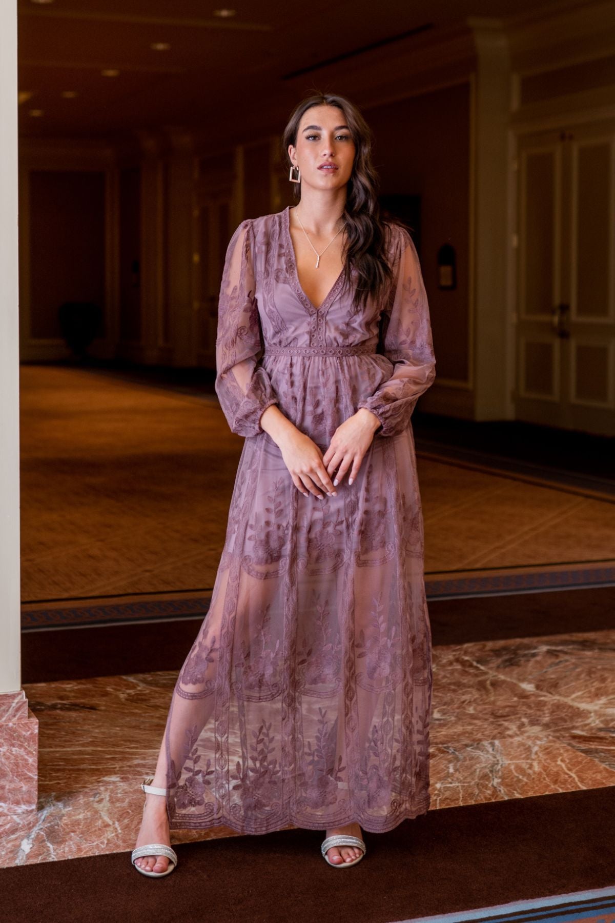 Diana Lace Maxi Dress