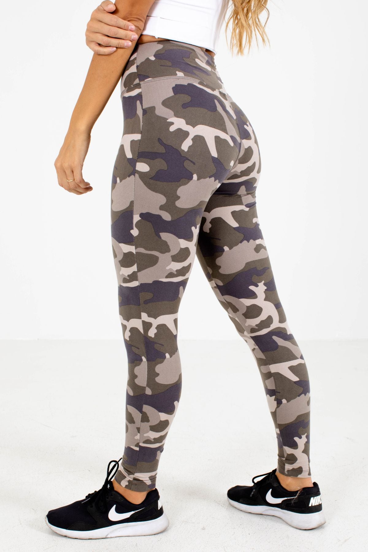 Empowered Woman Camo Activewear Leggings