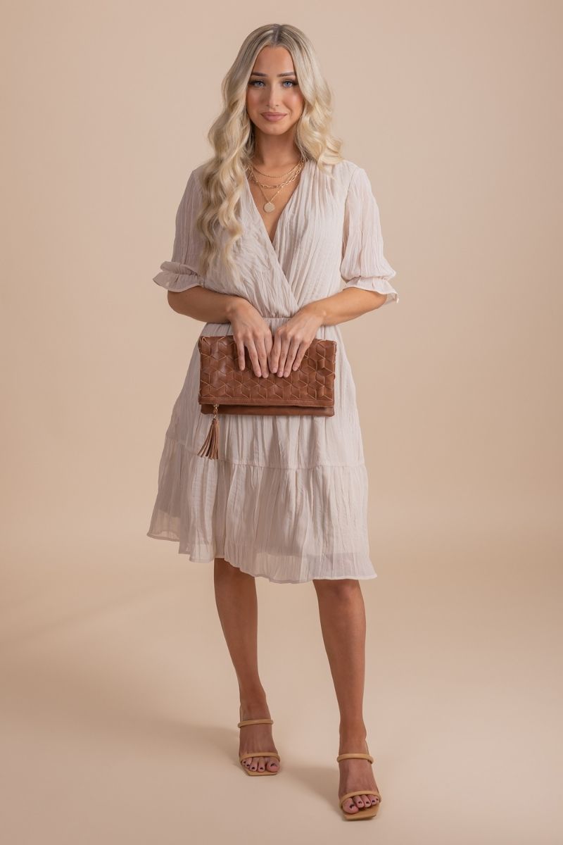 On The List Knee-Length Dress