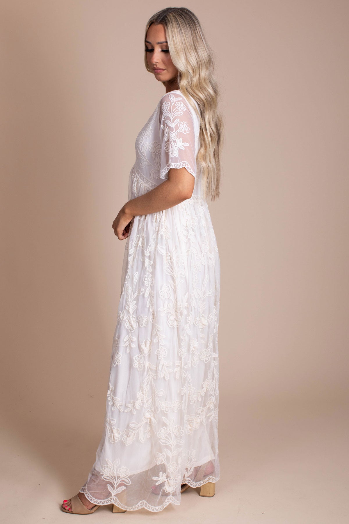Unstoppable Lace Maxi Dress