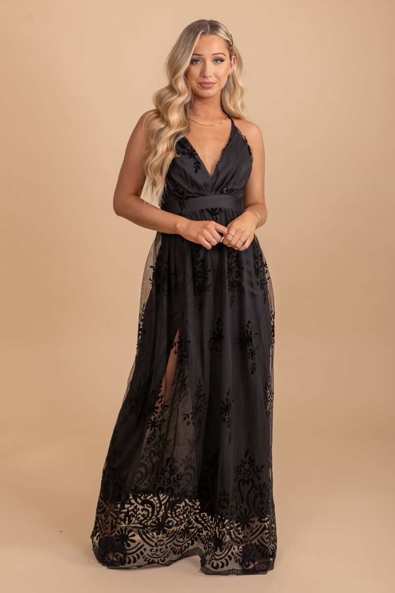 Do It With Love Mesh Maxi Dress