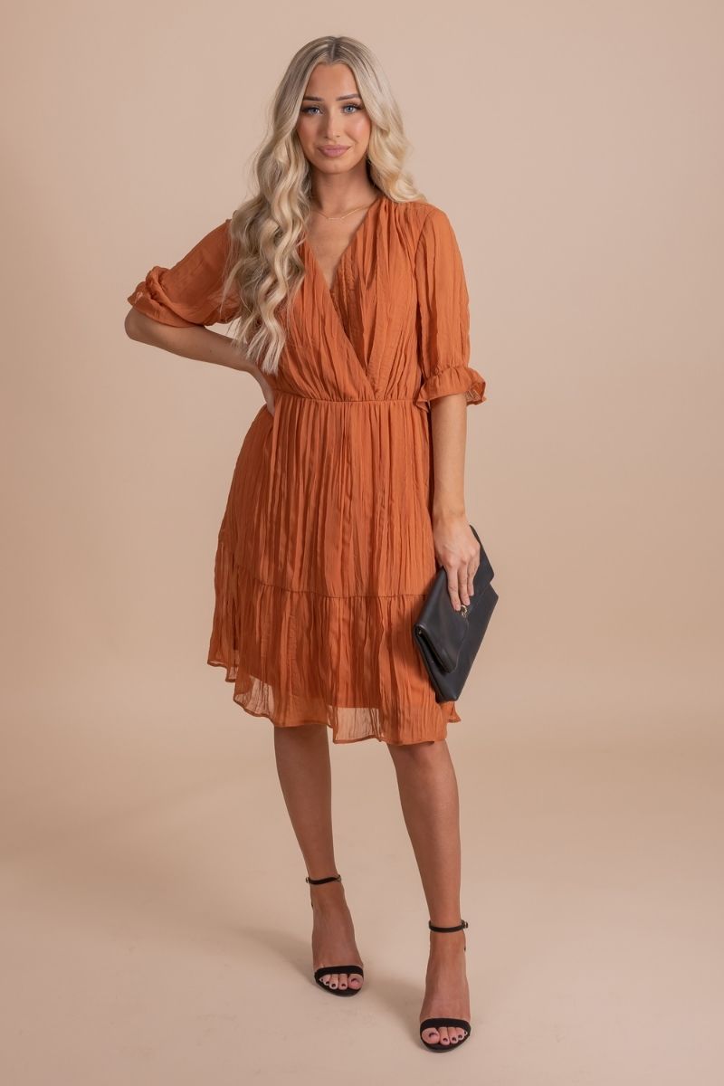 On The List Knee-Length Dress