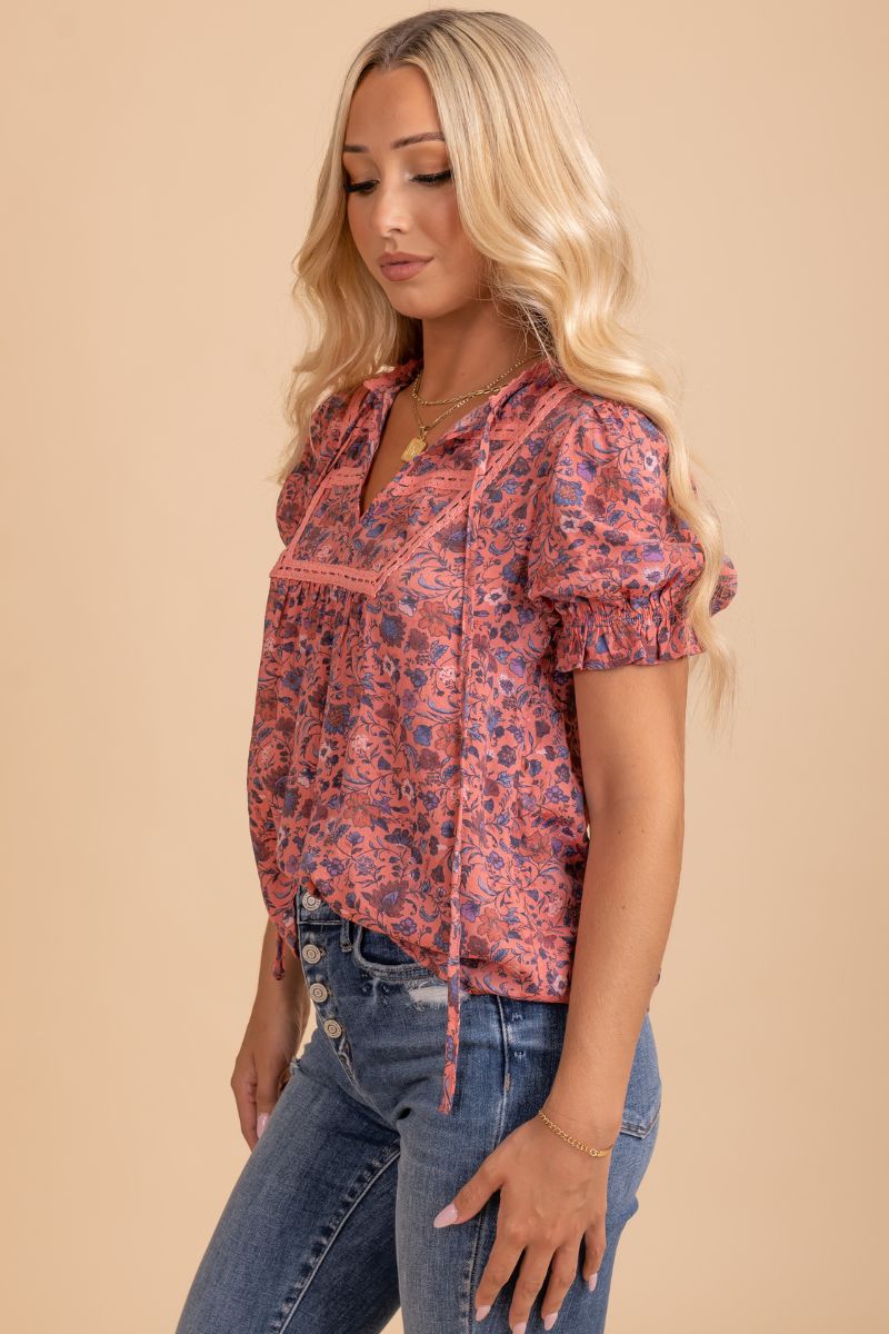 Small Moments Floral Blouse