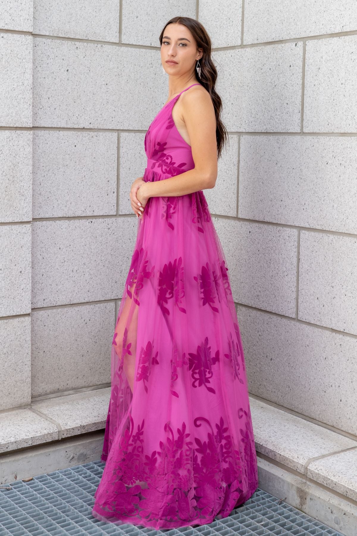 Adela Lace Maxi Dress