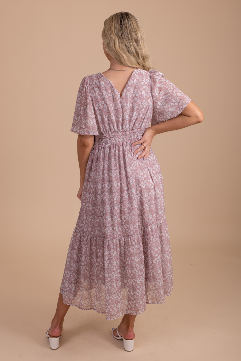 Beautiful Today Floral Midi Dress