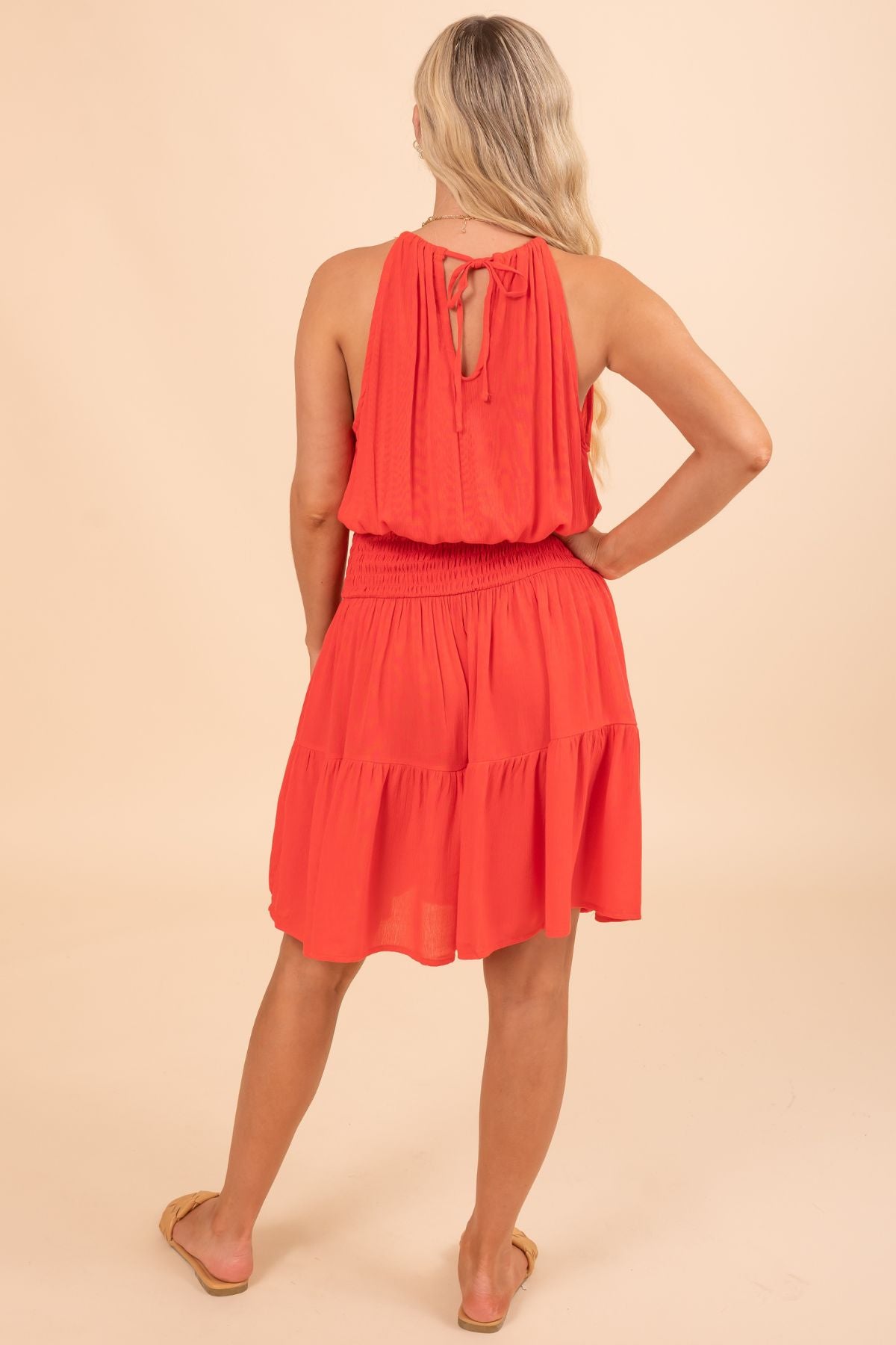 Love Deeply Halter Mini Dress