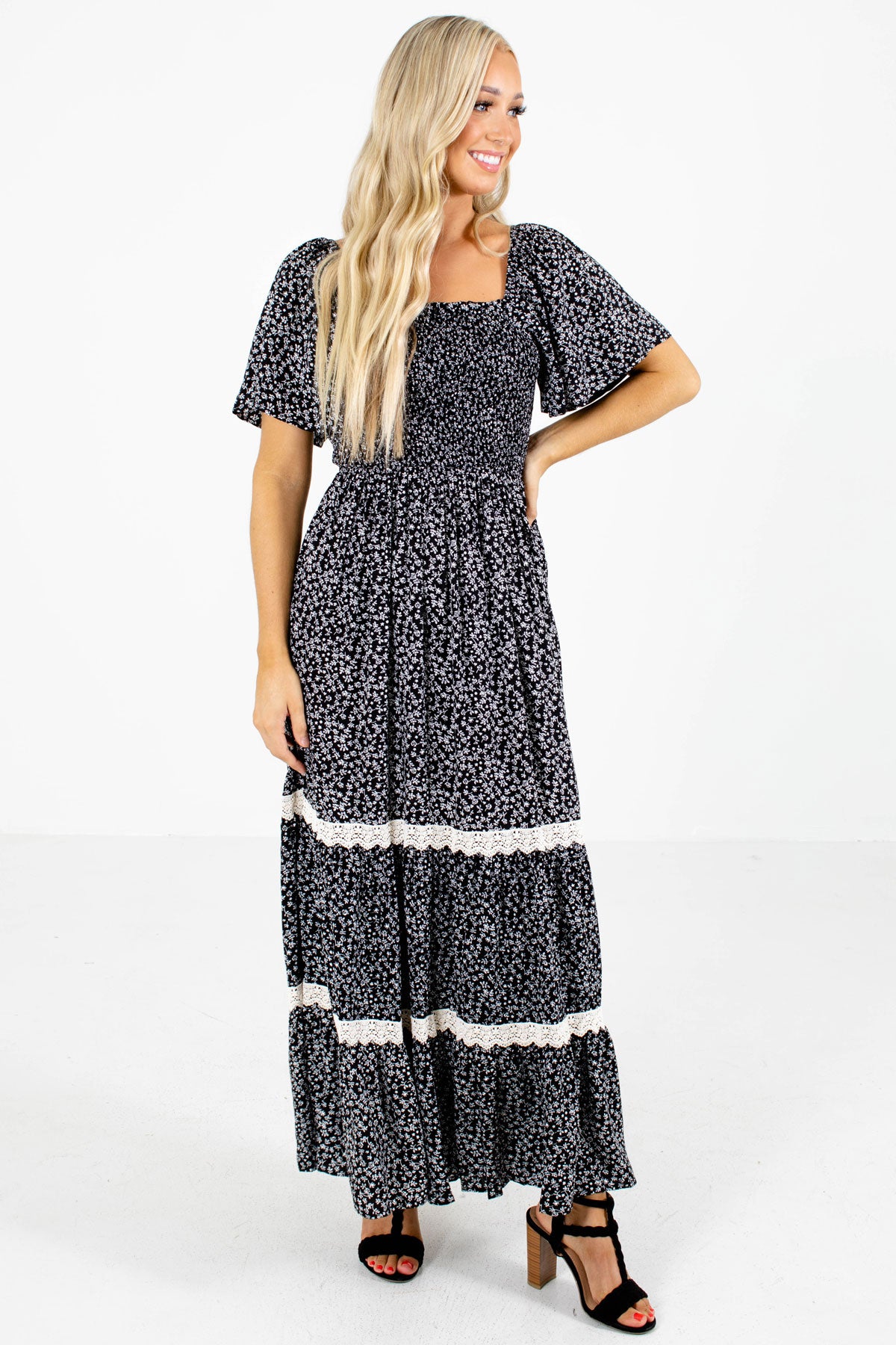 Spring in Your Step Floral Maxi Dress