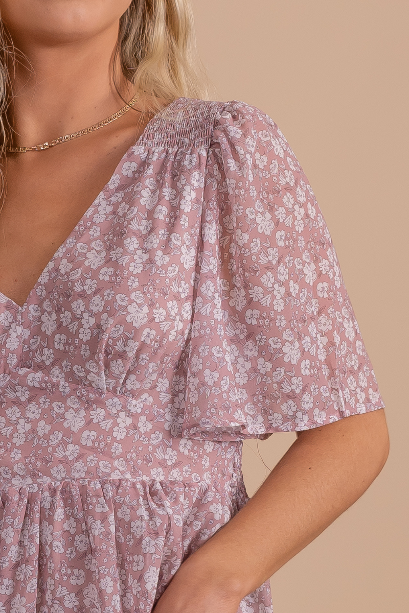 Beautiful Today Floral Midi Dress