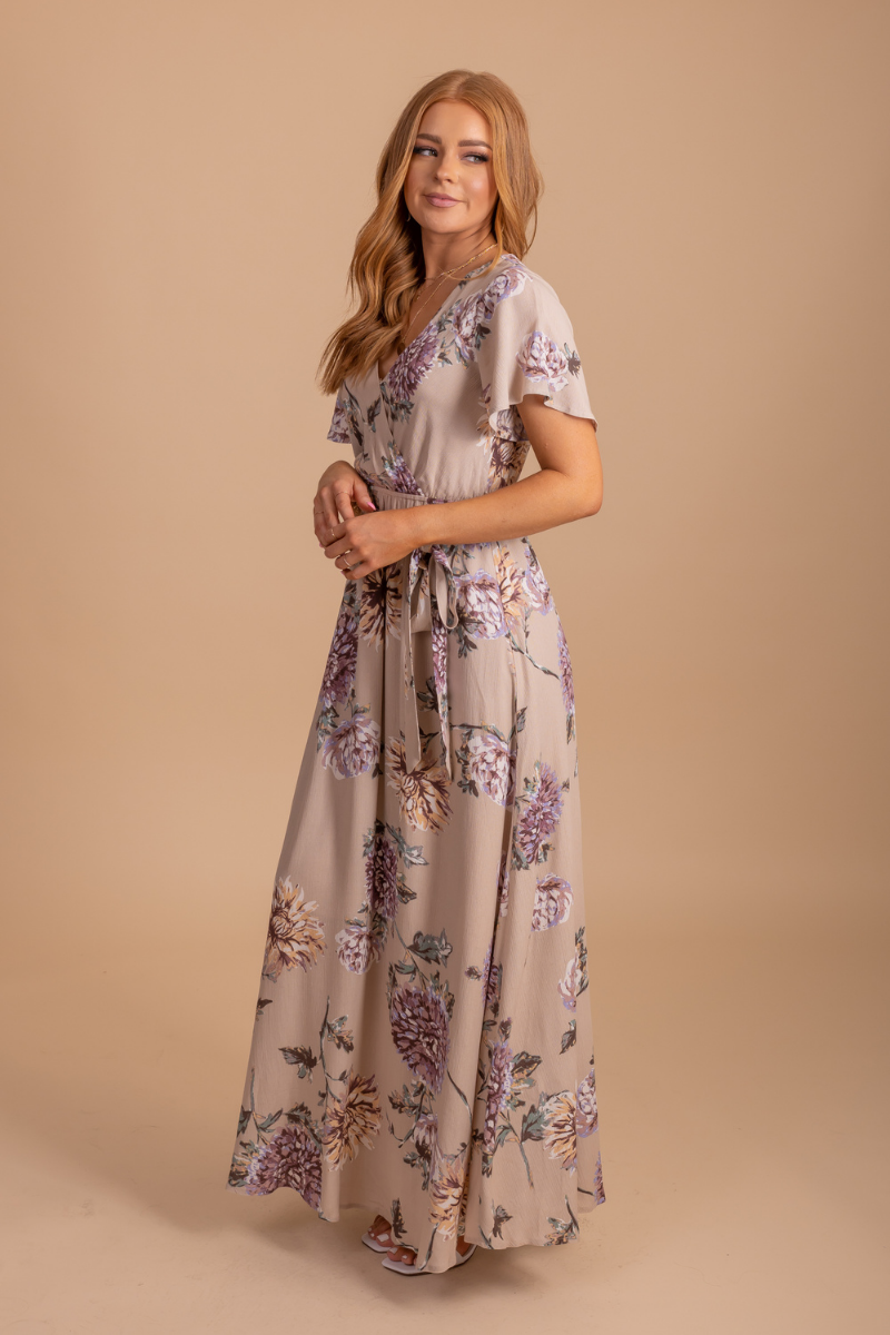 Bloomed Happiness Floral Maxi Dress
