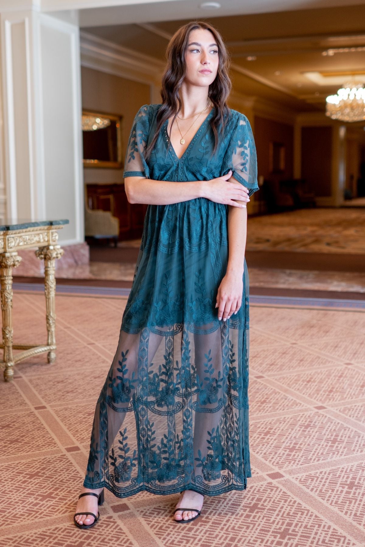 Alice Lace Maxi Dress