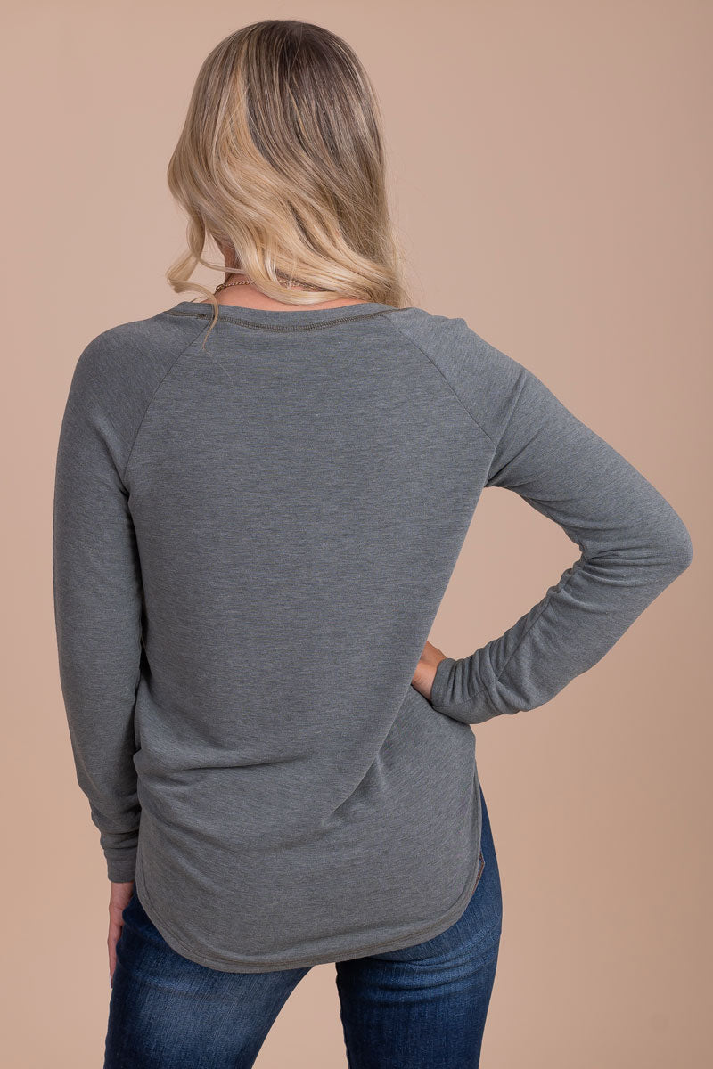 Keep Me In Mind Long Sleeve Top