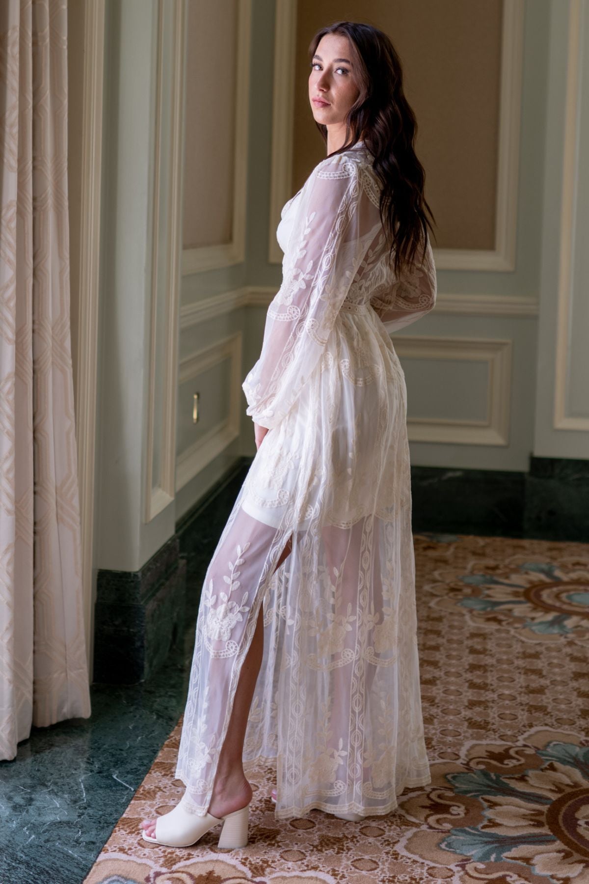 Diana Lace Maxi Dress