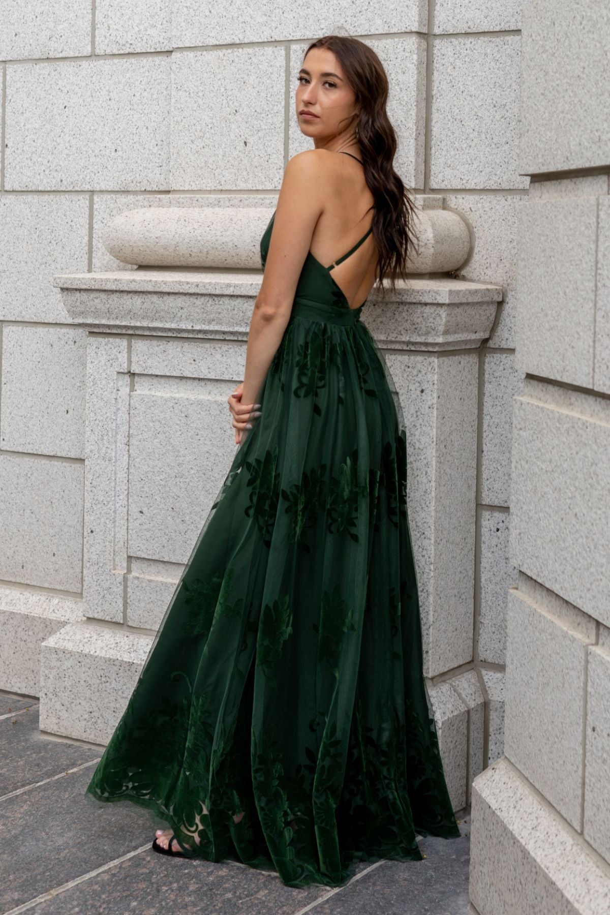 Adela Lace Maxi Dress