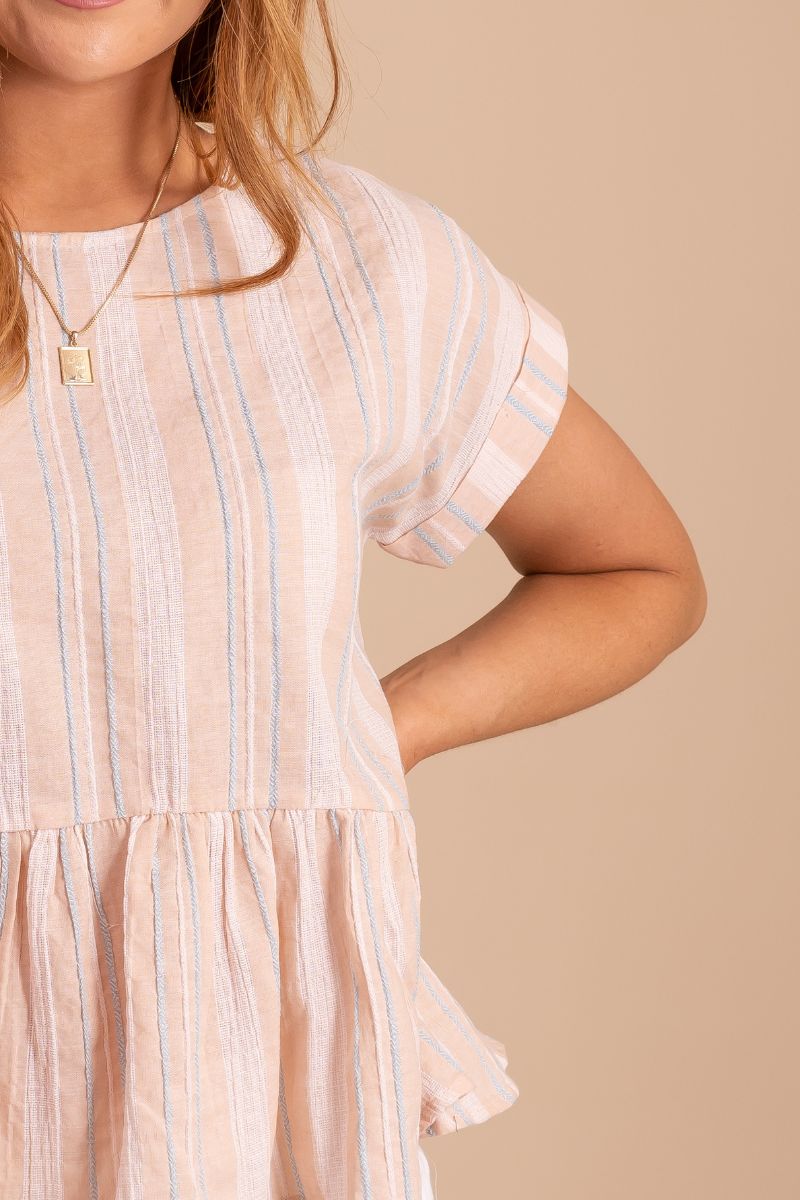 Find Your Way Peplum Top