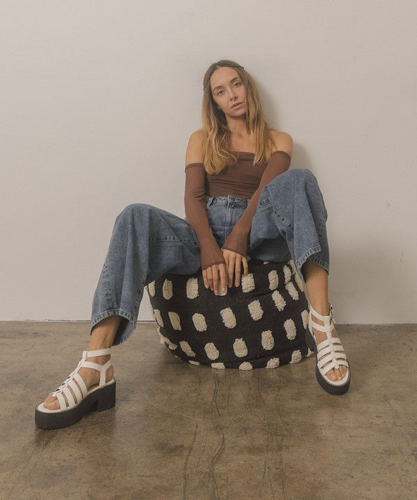 Electric Energy Platform Sandals