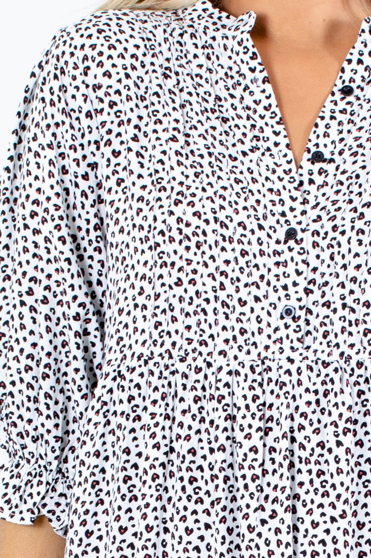 Living Wild White Patterned Maxi Dress