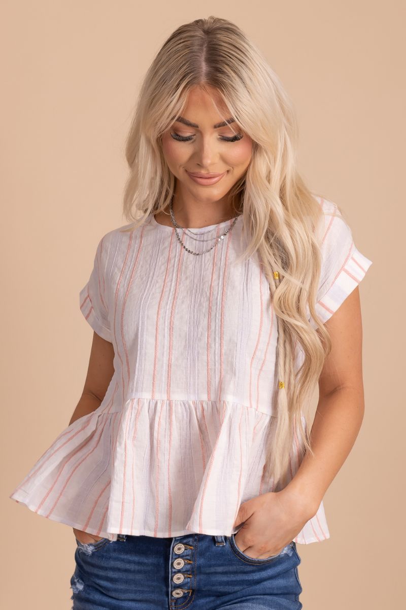 Find Your Way Peplum Top