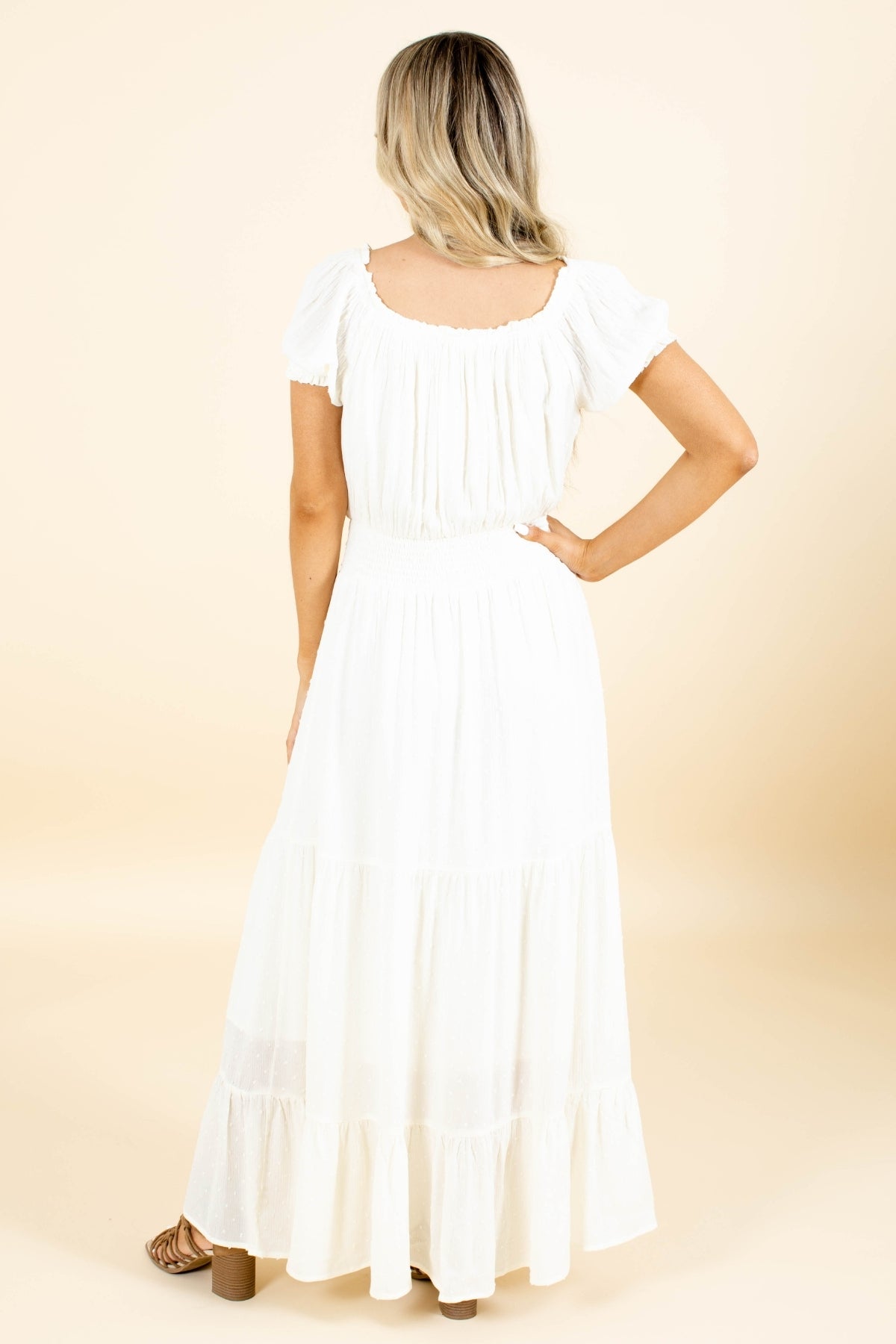 Forever In Love Maxi Dress - Off White