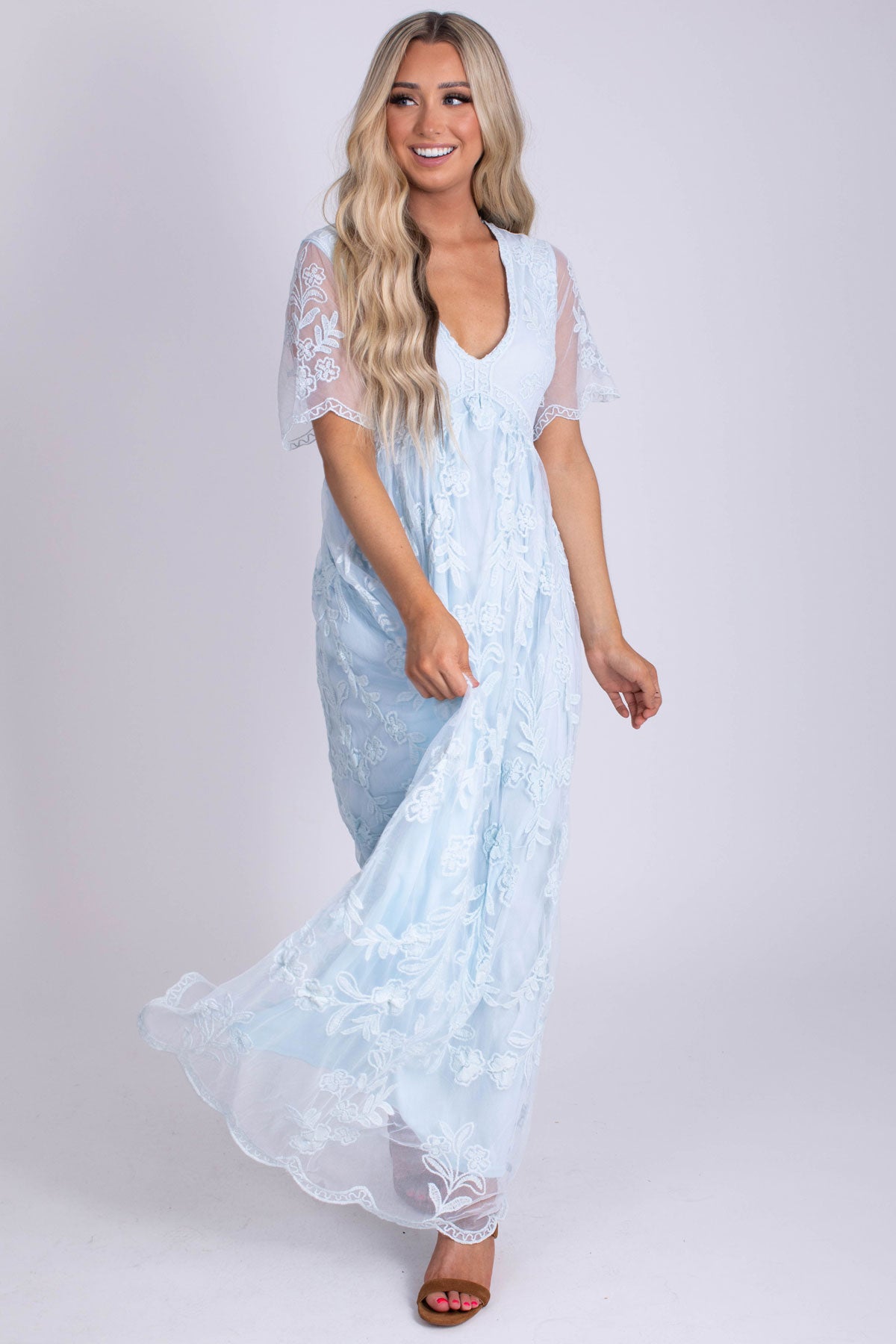Unstoppable Lace Maxi Dress
