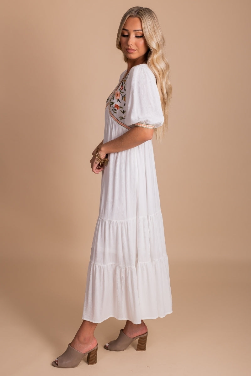 Fresh Flowers Maxi Dress