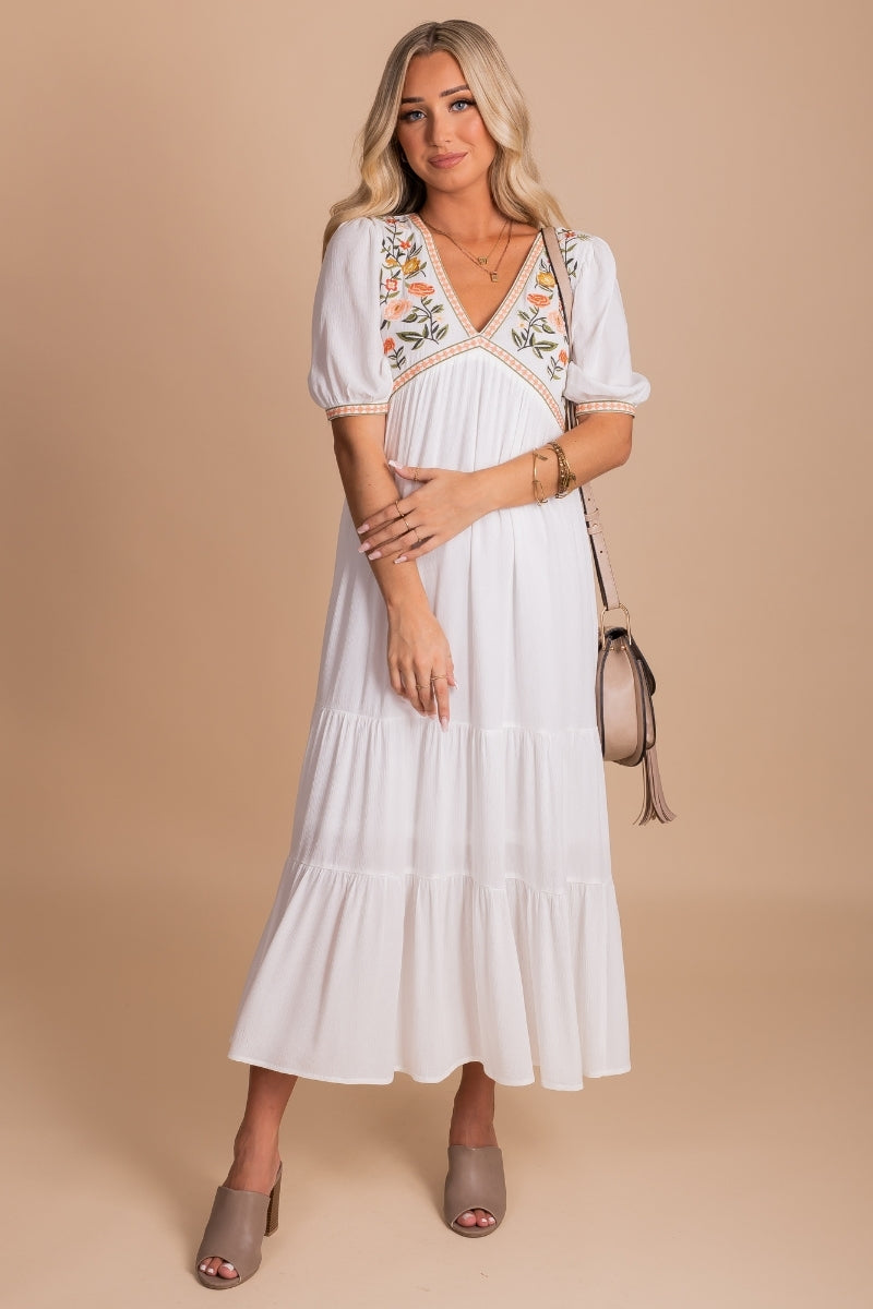 Fresh Flowers Maxi Dress