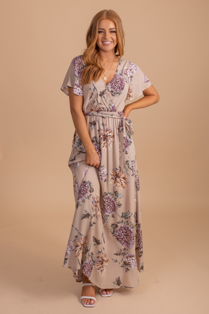 Bloomed Happiness Floral Maxi Dress