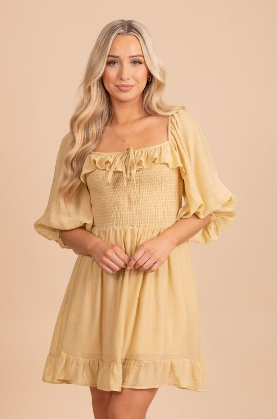 Country Charm Mini Dress