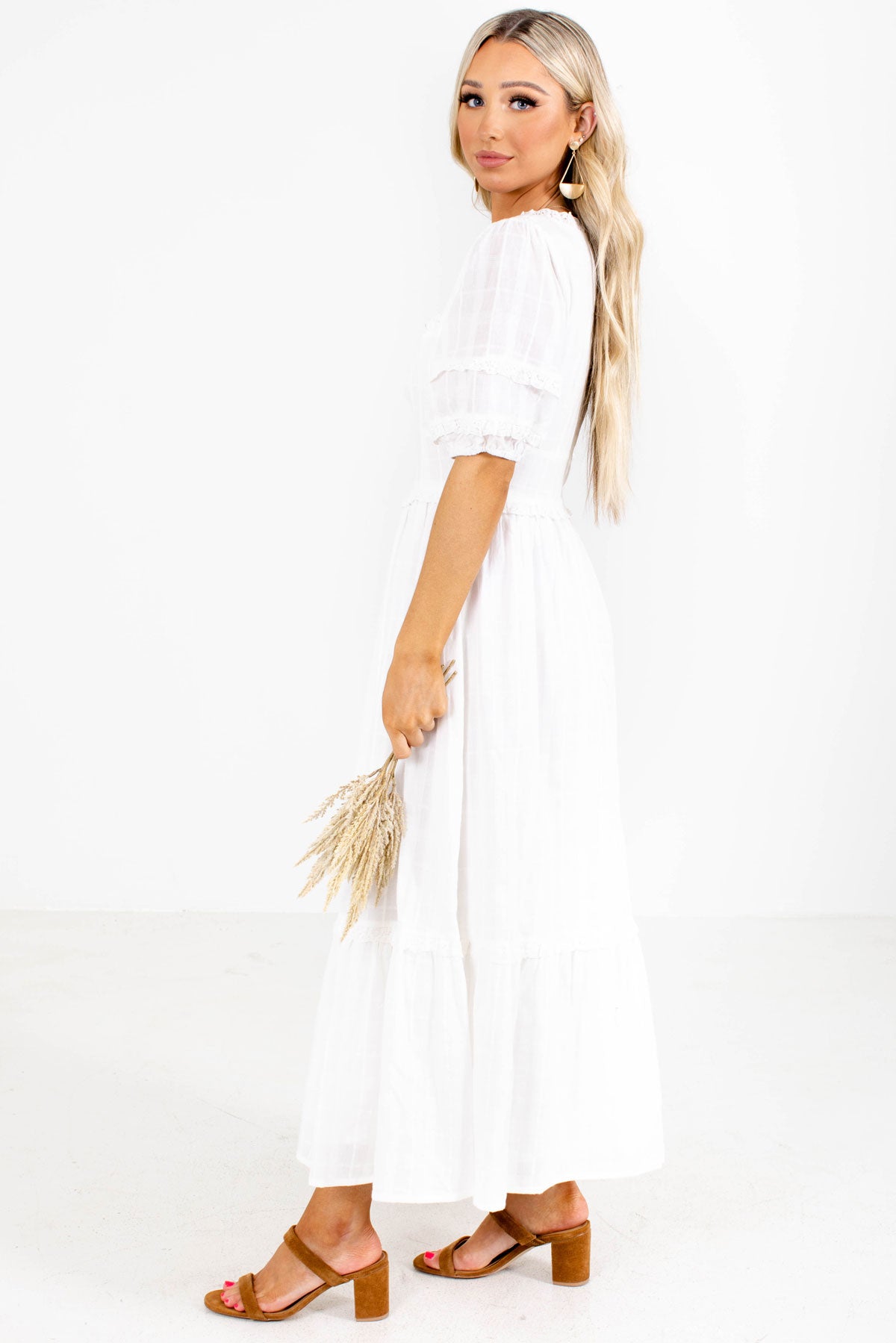 Hello Darling Maxi Dress - White