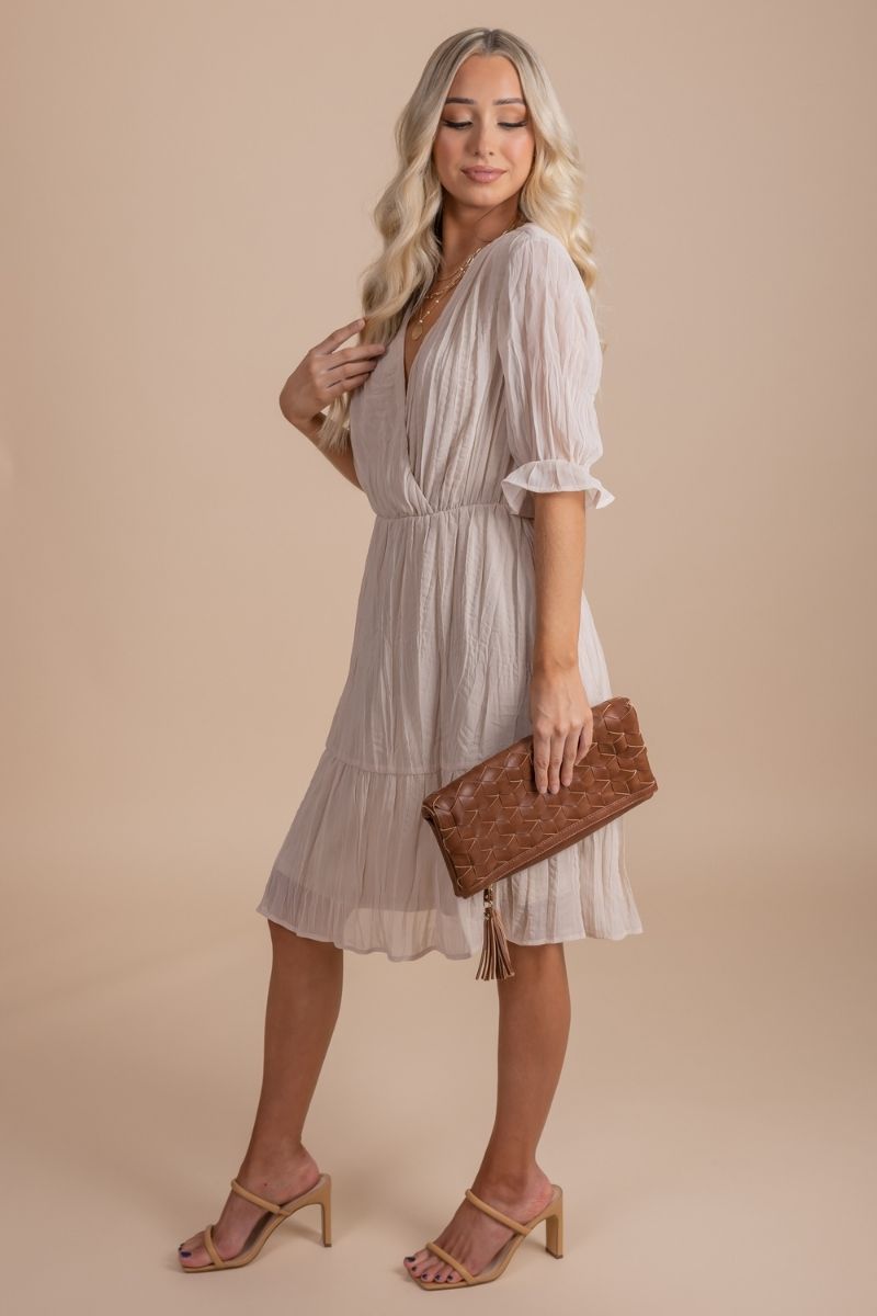 On The List Knee-Length Dress