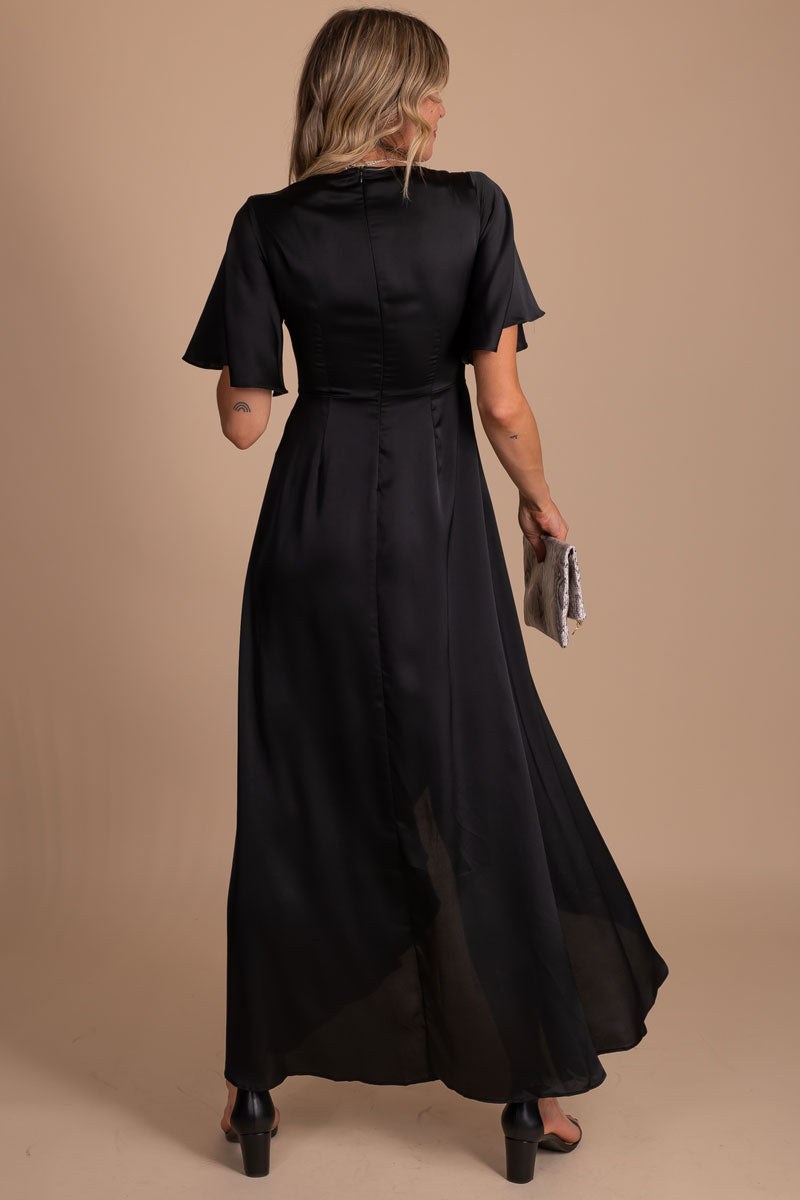 Look For Stars V-Neck Maxi Dress