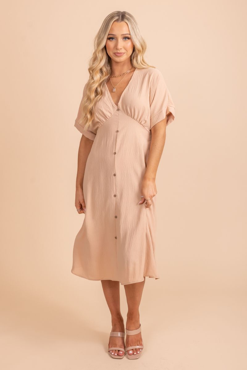 With Good Intentions Midi Dress