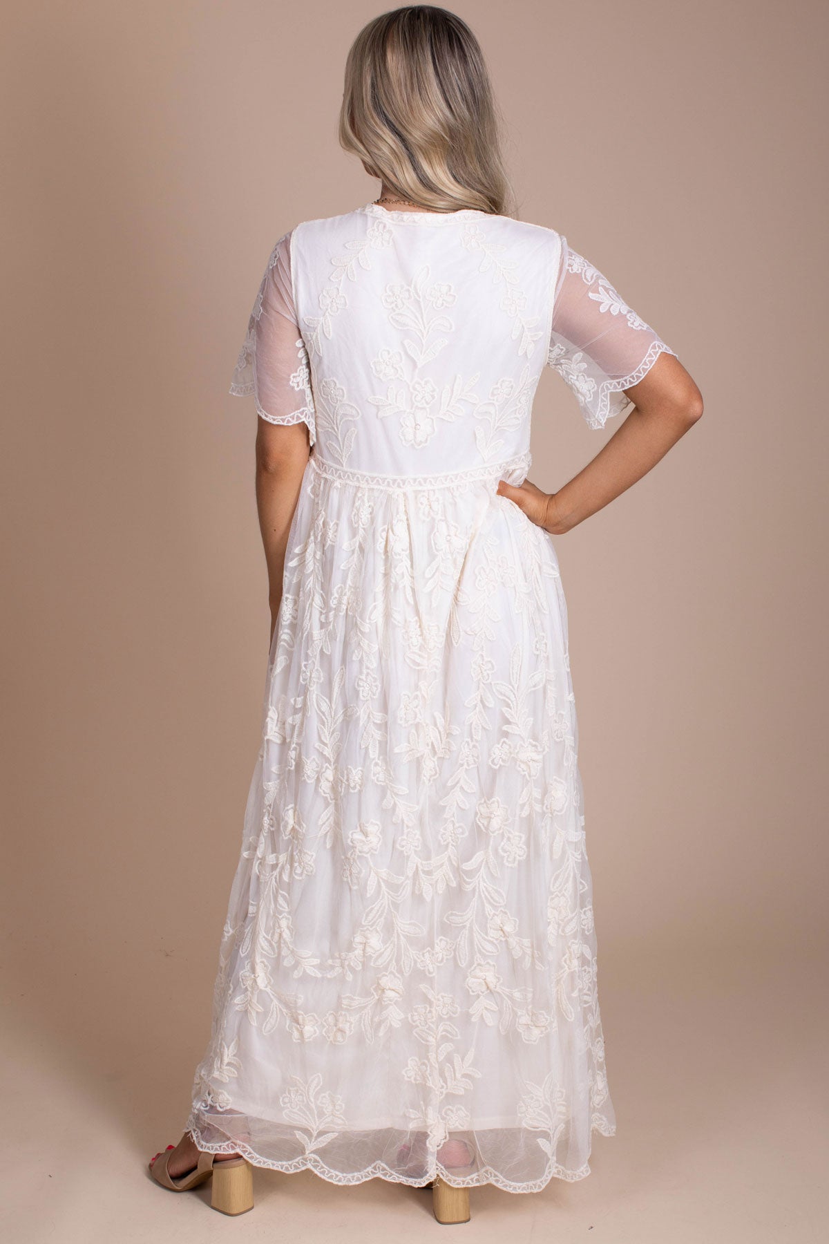 Unstoppable Lace Maxi Dress