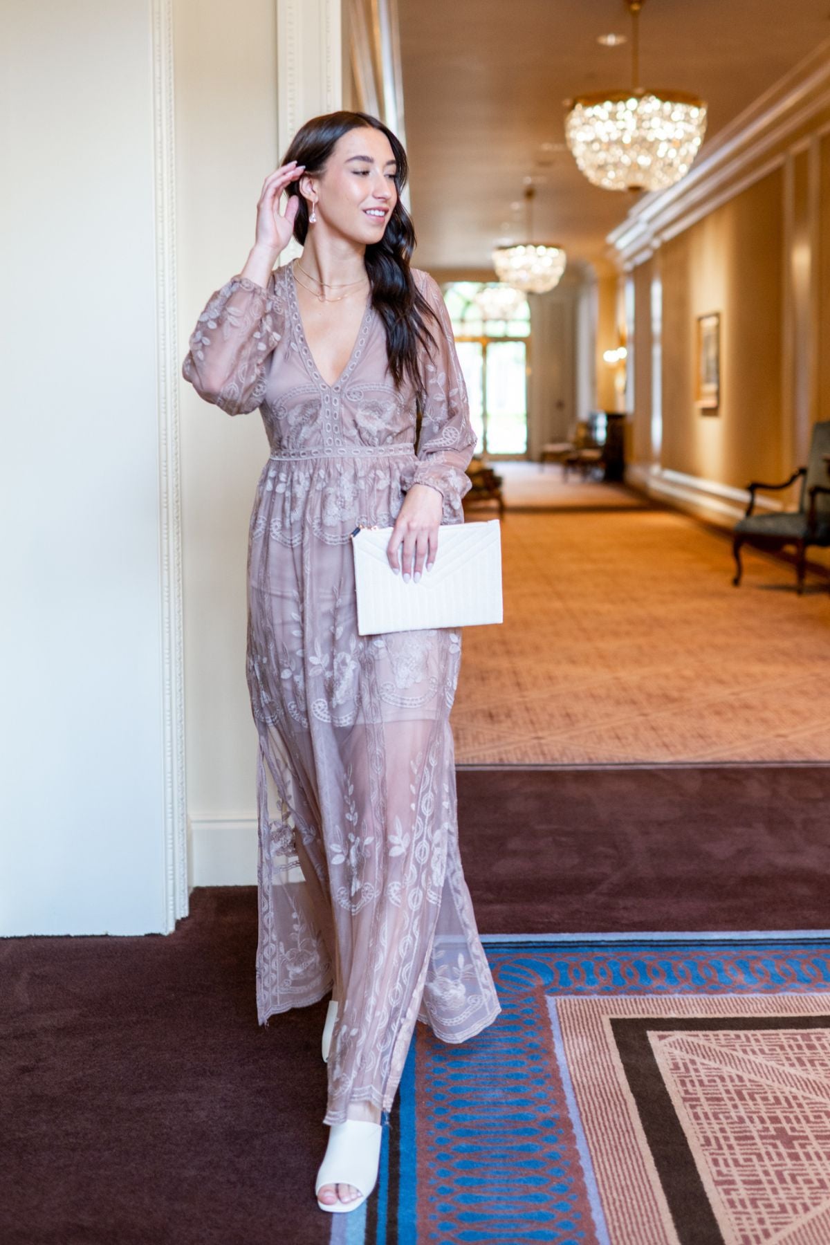 Diana Lace Maxi Dress