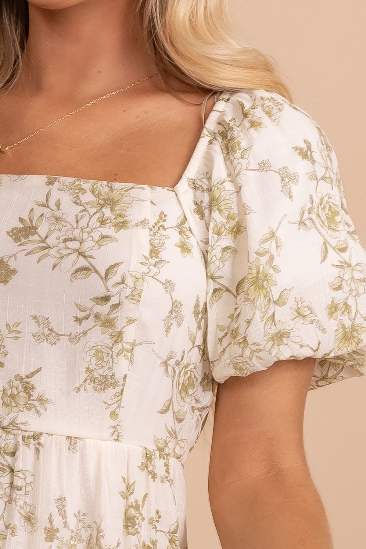 Down to Earth Floral Mini Dress