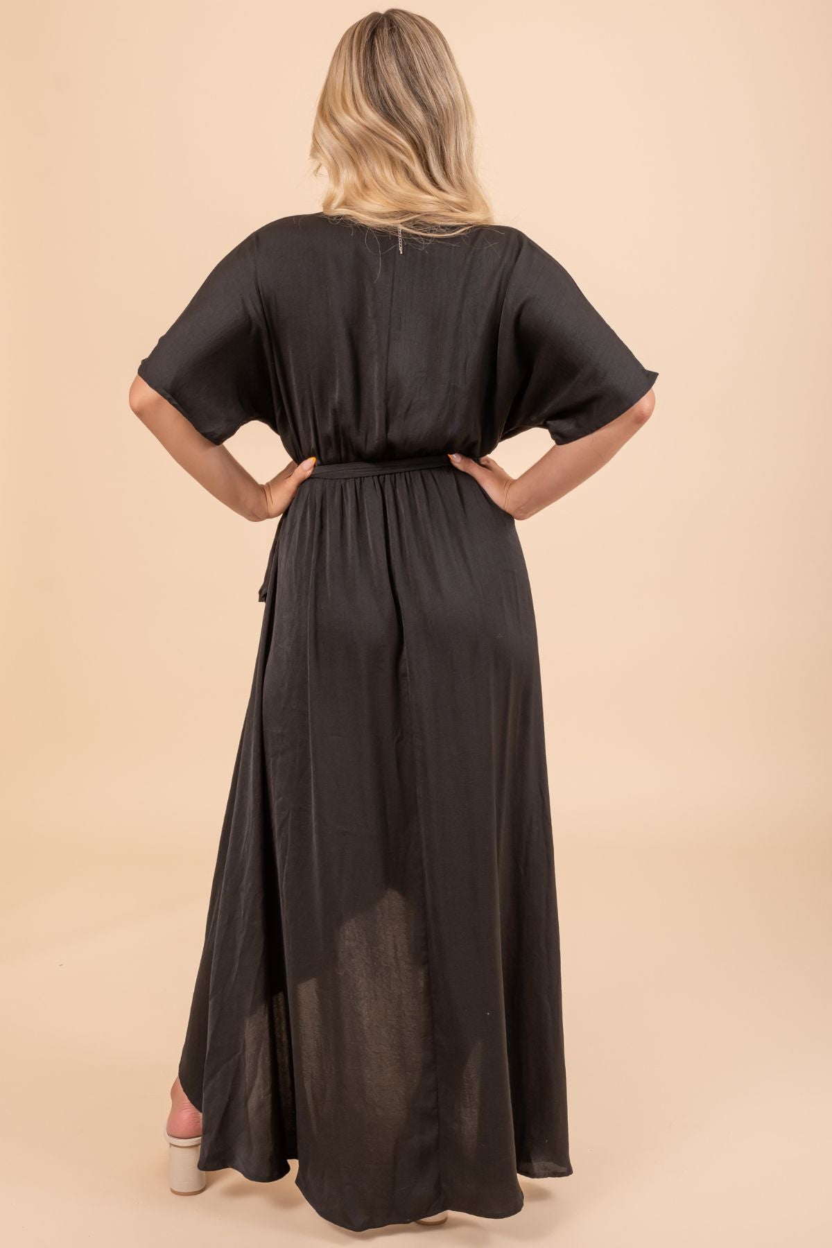 Stand Out Maxi Wrap Dress