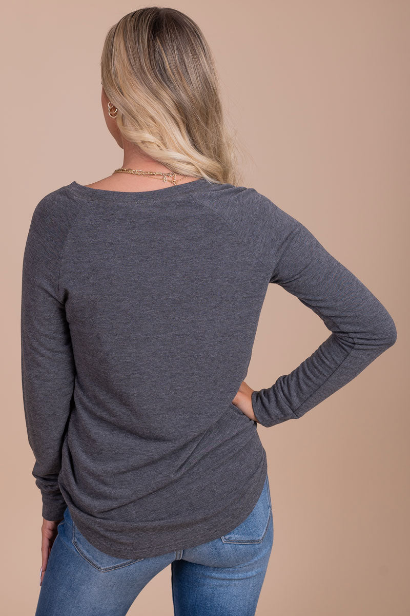 Keep Me In Mind Long Sleeve Top