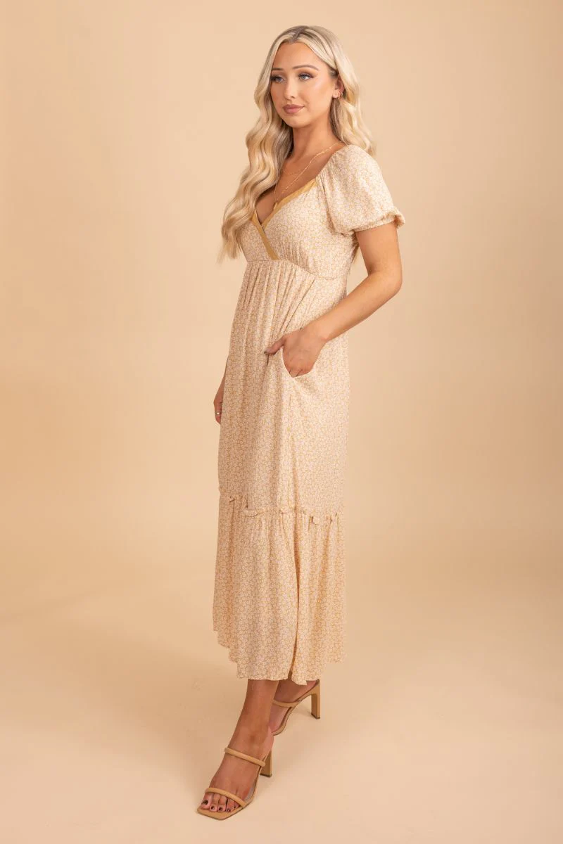 Cover Me In Flowers Floral Maxi Dress no